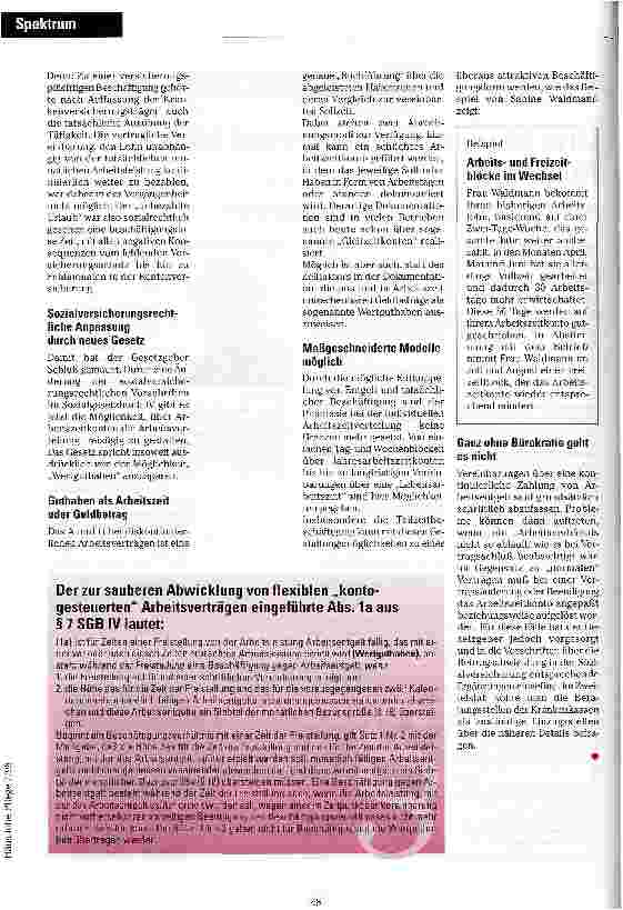 Vorschauseite 2: Drei Monate Dienst - zwei Monate Mallorca Flexible Arbeitszeitgestaltung bringt beiden Seiten Vorteile