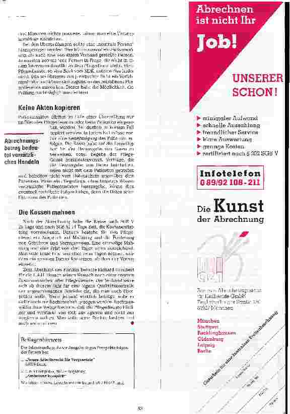 Vorschauseite 3: Mehr Rechtssicherheit schaffen! L.A.H. Hessen-Forum Pflegedienste im Zwielicht