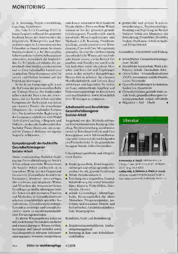 Vorschauseite 2: Gesundheitsbezogene Soziale Arbeit