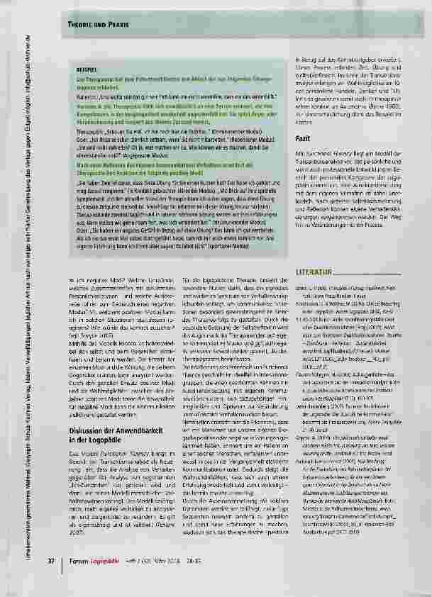 Vorschauseite 5: Mit den Patienten und sich selbst in gelingendem Kontakt