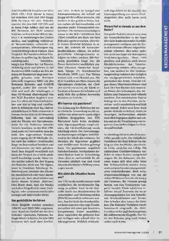 Vorschauseite 2: ROBODOC und CASPAR
