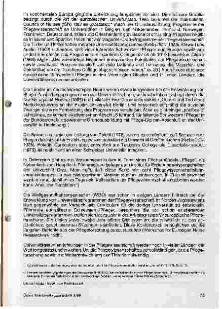 Vorschauseite 3: Die Krankenpflegeausbildung an einer Universität Historische Entwicklung