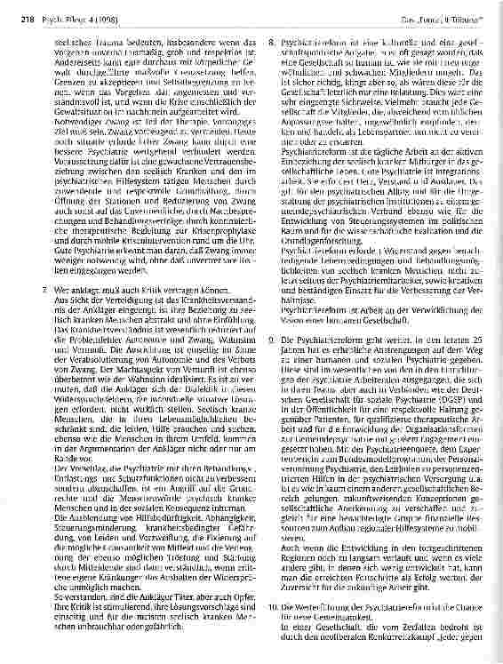 Vorschauseite 3: Das Foucalt-Tribunal - der Versuch zu einem Gespräch über die Grenzen zu kommen