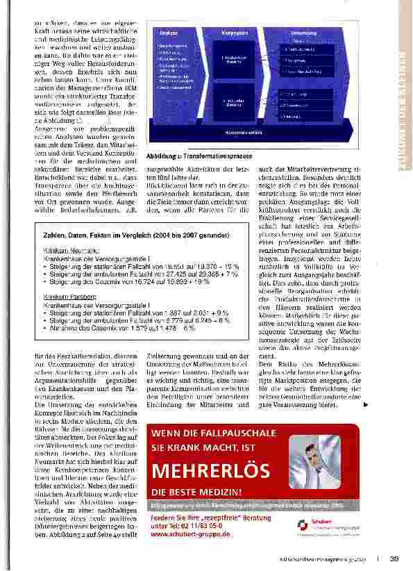 Vorschauseite 2: Konsolidierung und Zukunftssicherung geschafft