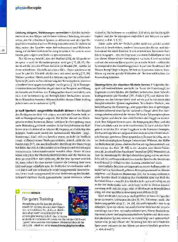 Vorschauseite 3: Nach dem Training ist vor dem Training