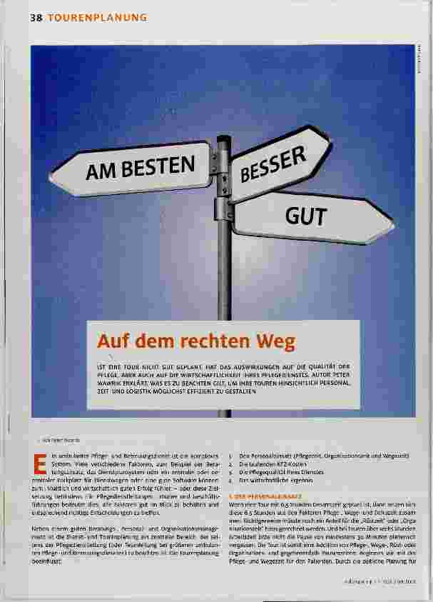 Vorschauseite 1: Auf dem rechten Weg