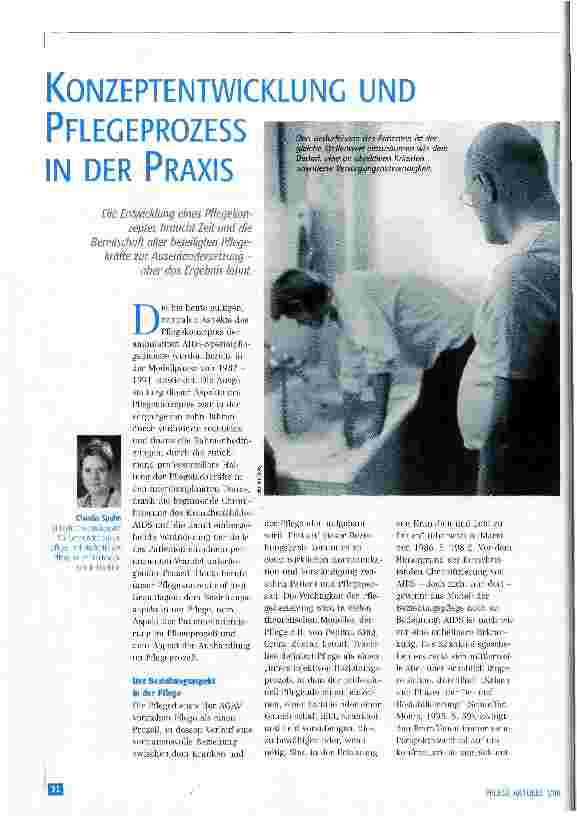 Vorschauseite 1: Konzeptentwicklung und Pflegeprozess in der Praxis