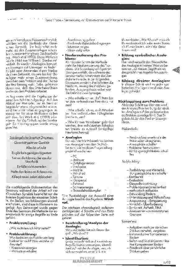 Vorschauseite 4: Vermeidung von Demotivation bei MitarbeiterInnen