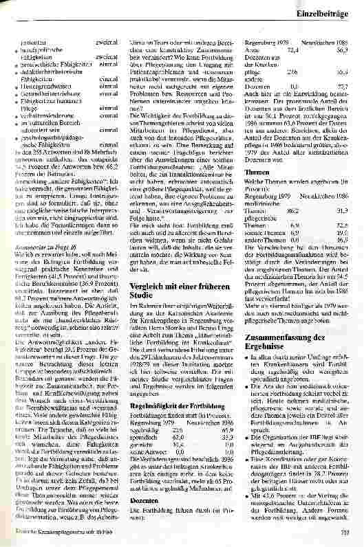 Vorschauseite 5: Innerbetriebliche Fortbildung in der Krankenpflege Versuch einer Bestandsaufnahme in bundesdeutschen Krankenhäusern