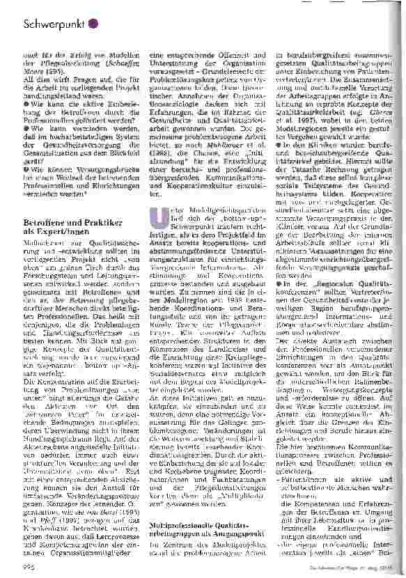 Vorschauseite 2: Gesundheitsdienste in der Vernetzung
