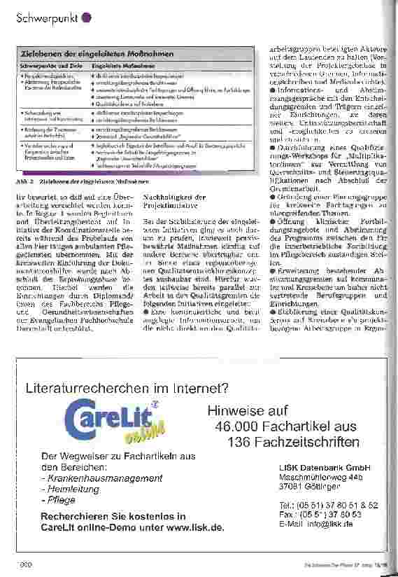 Vorschauseite 6: Gesundheitsdienste in der Vernetzung