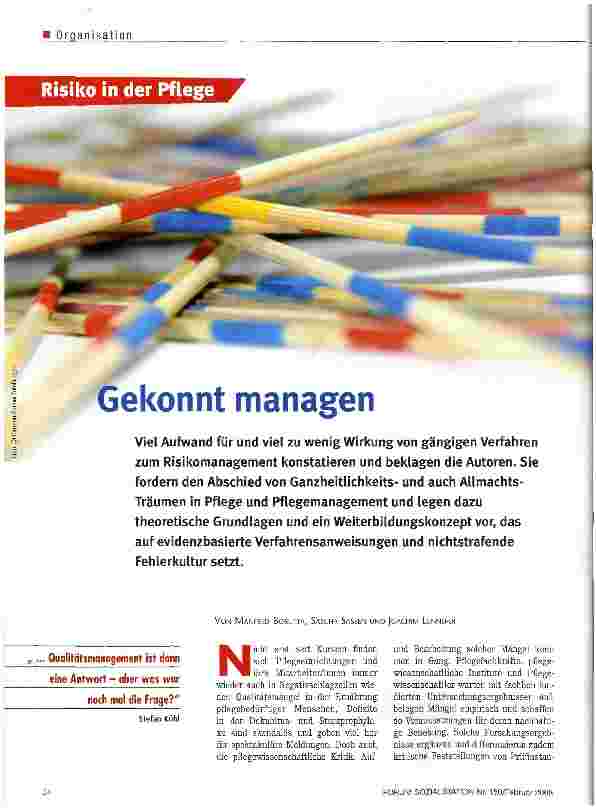 Vorschauseite 1: Gekonnt managen