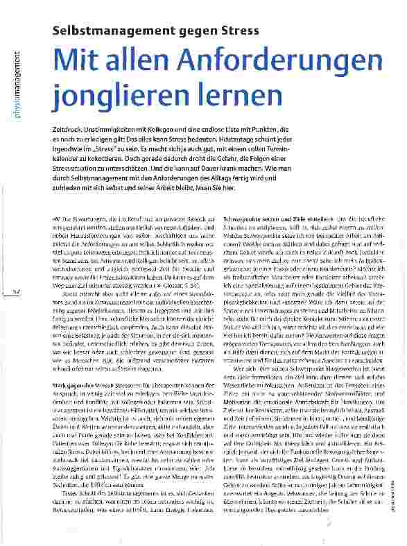 Vorschauseite 1: Mit allen Anforderungen jonglieren lernen