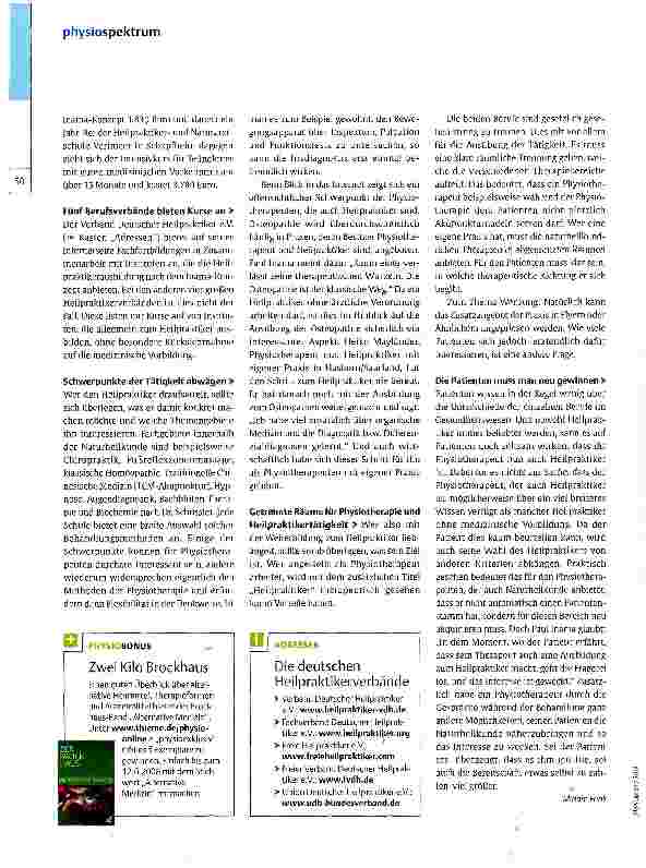 Vorschauseite 3: Den Heilpraktiker draufsatteln