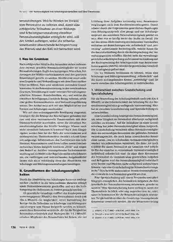 Vorschauseite 2: Die Notwendigkeit von Schulungsansprüchen und ihre Umsetzung