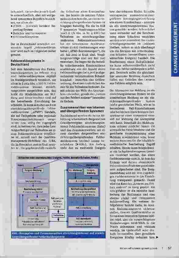 Vorschauseite 2: Einrichtungsübergreifende Fehlermeldesysteme