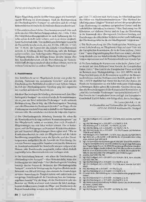 Vorschauseite 3: Defizitausgleich bei Pflegeeinrichtungen unter dem Gesichtspunkt des EU-Beihilferechts