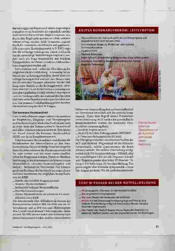 Vorschauseite 2: Das akute Koronarsyndrom