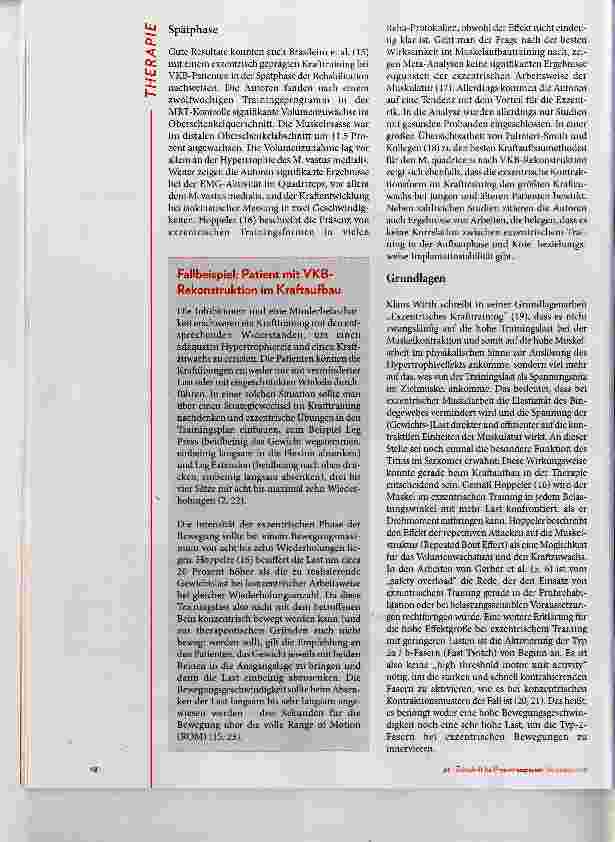 Vorschauseite 3: Exzentrisches Training in der Rehabilitation