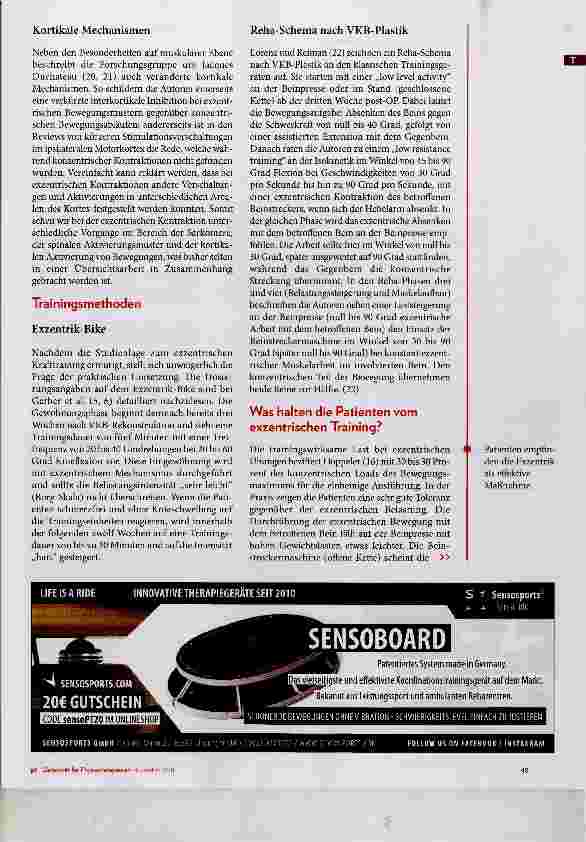 Vorschauseite 4: Exzentrisches Training in der Rehabilitation