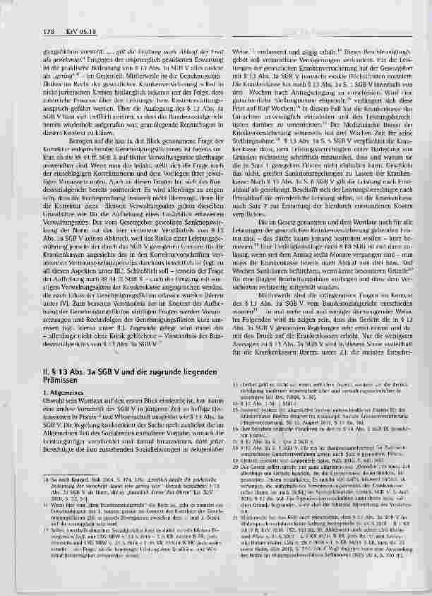 Vorschauseite 2: Die Aufhebung fiktiver Verwaltungsakte im Recht der gesetzlichen Krankenversicherung