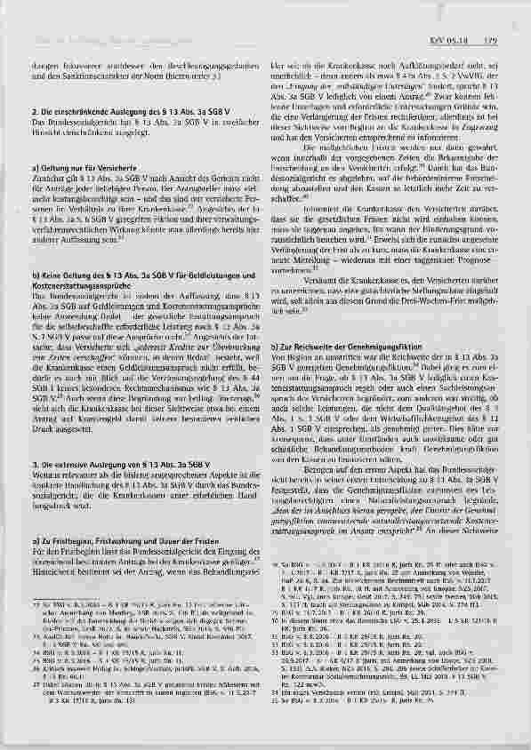 Vorschauseite 3: Die Aufhebung fiktiver Verwaltungsakte im Recht der gesetzlichen Krankenversicherung