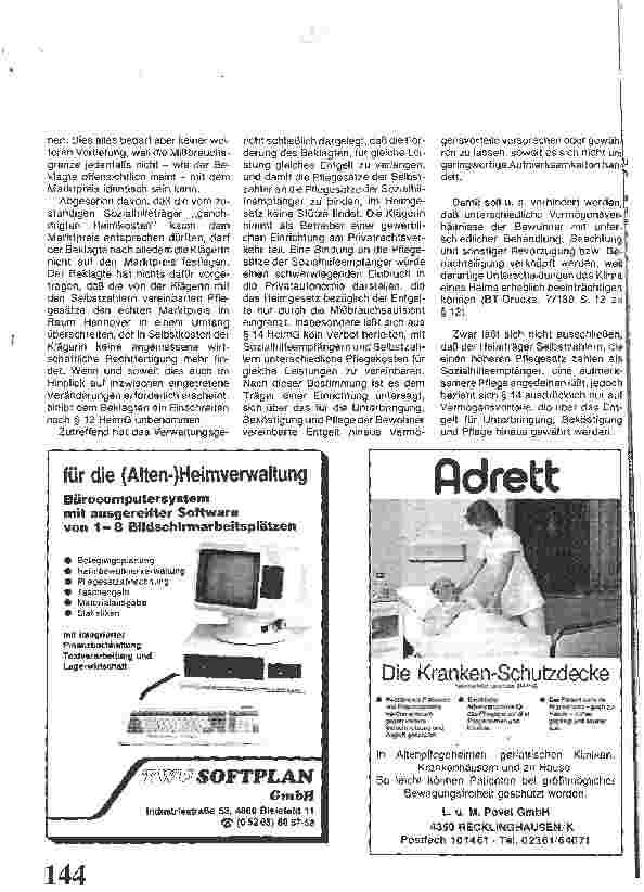 Vorschauseite 5: Mißverständnis zwischen Entgelt und Leistung