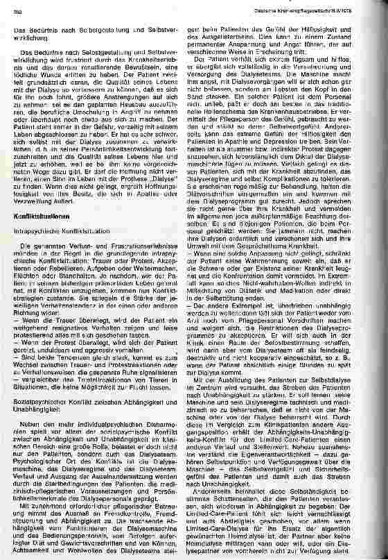 Vorschauseite 3: Die psychosozialen Belastungen der Dialysepatienten im klinischen Bereich