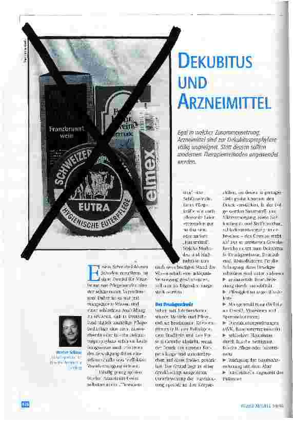 Vorschauseite 1: Dekubitus und Arzneimittel