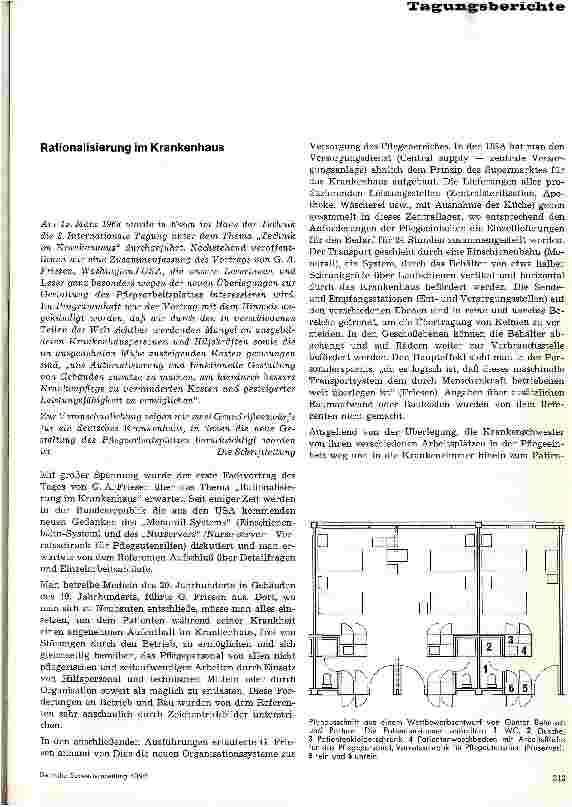 Vorschauseite 1: Rationalisierung im Krankenhaus