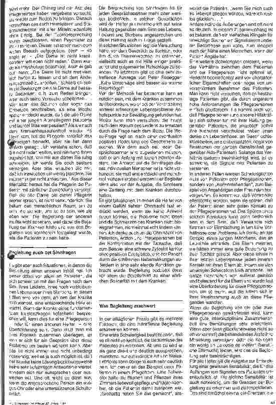 Vorschauseite 3: Begleitung des kranken Menschen als ethische Aufgabe