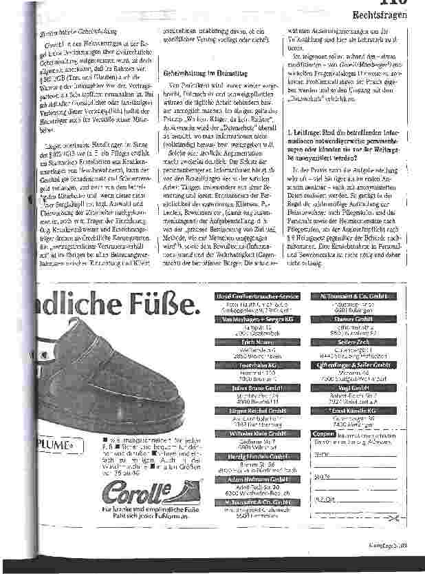 Vorschauseite 3: Datenschutz im Heim