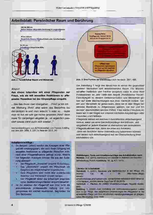 Vorschauseite 3: Lernsituation: Sexualität und Pflegealltag