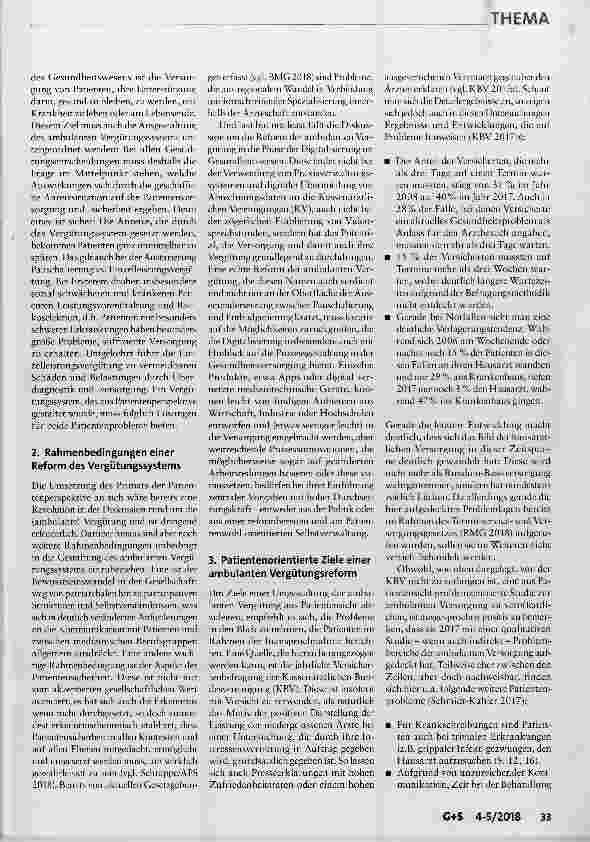 Vorschauseite 2: Ambulante Vergütung aus Patientensicht: Patientensicherheit, Zugang und Kommunikation im Zeitalter der Digitalisierung