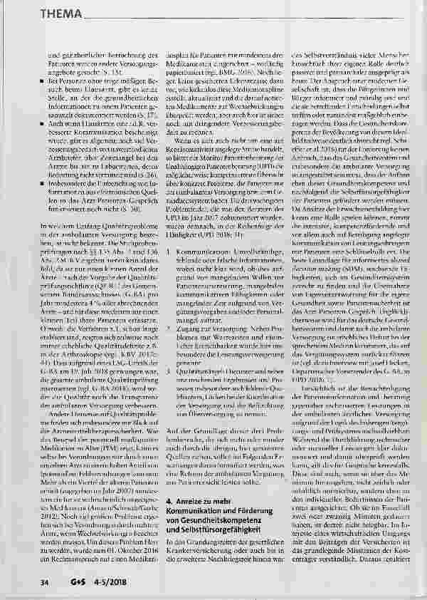 Vorschauseite 3: Ambulante Vergütung aus Patientensicht: Patientensicherheit, Zugang und Kommunikation im Zeitalter der Digitalisierung