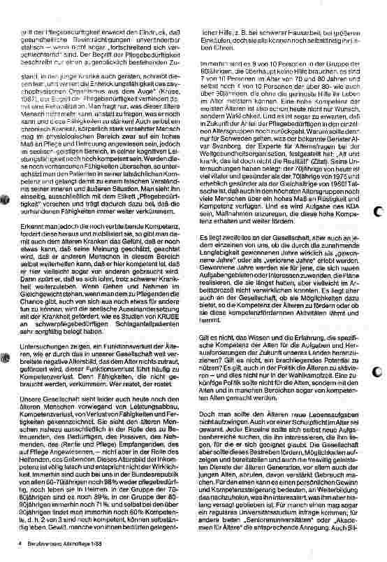 Vorschauseite 2: Kompetenz im Alter - Wunsch oder Wirklichkeit?