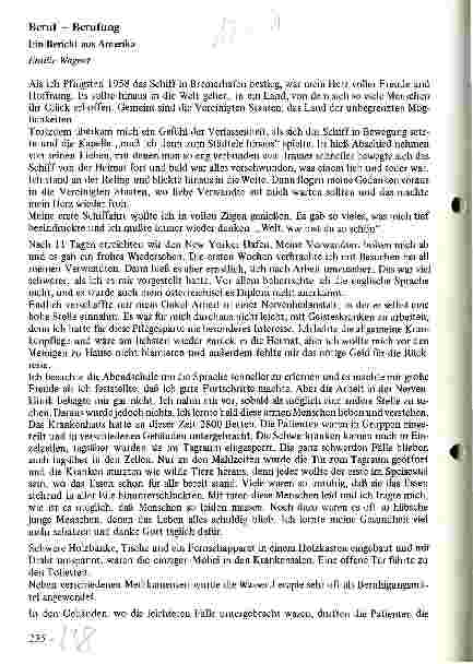 Vorschauseite 1: Beruf - Berufung Ein Bericht aus Amerika