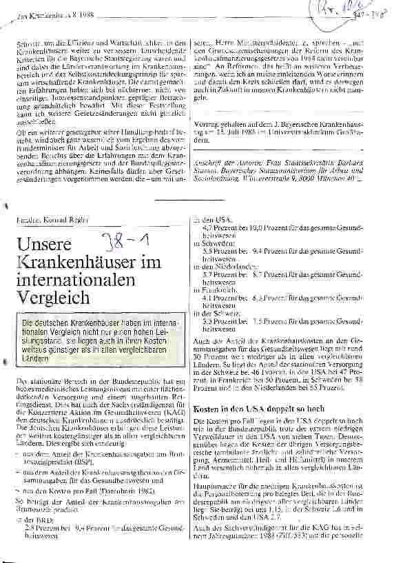 Vorschauseite 5: Krankenhausreform ohne Ende