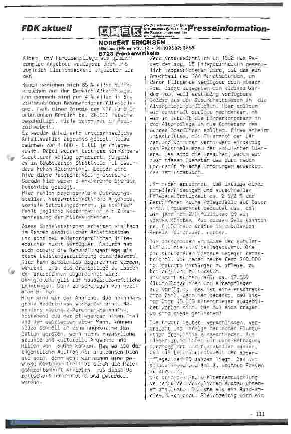 Vorschauseite 3: Inkontinenz - und dann ab ins Altenheim