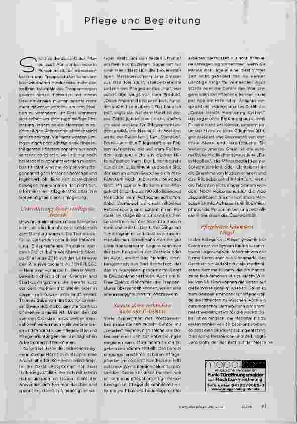Vorschauseite 2: FRISCHE IDEEN für die Pflege