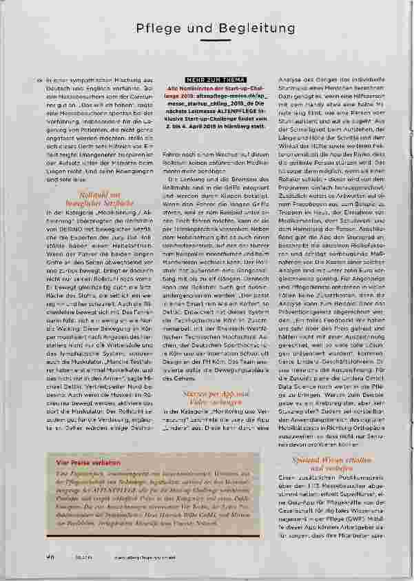 Vorschauseite 3: FRISCHE IDEEN für die Pflege