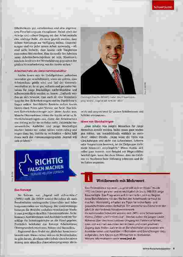 Vorschauseite 2: Sicherer Start ins Berufsleben
