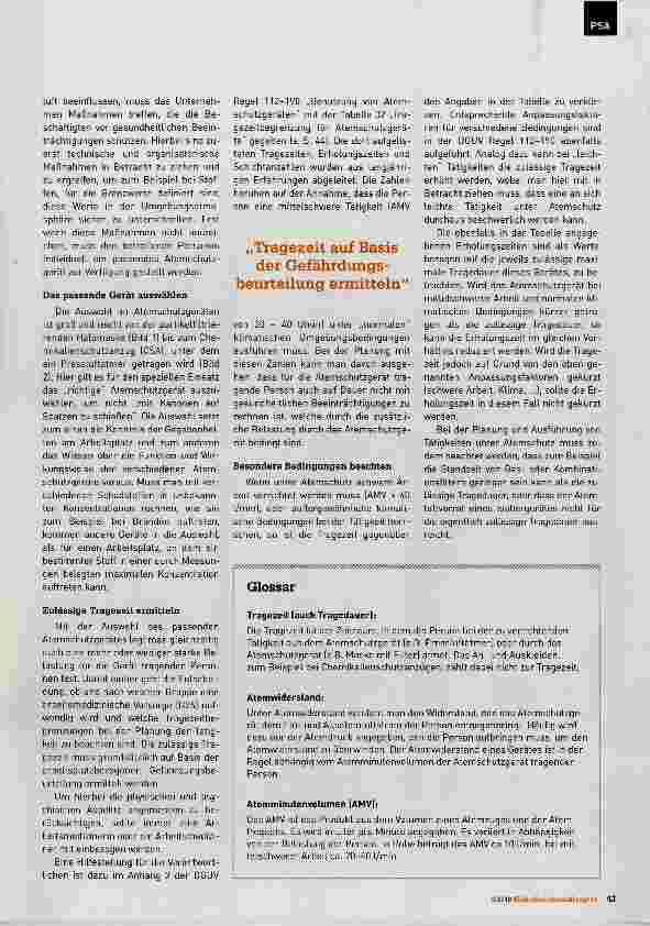 Vorschauseite 2: Alles Wichtige zur Tragedauer