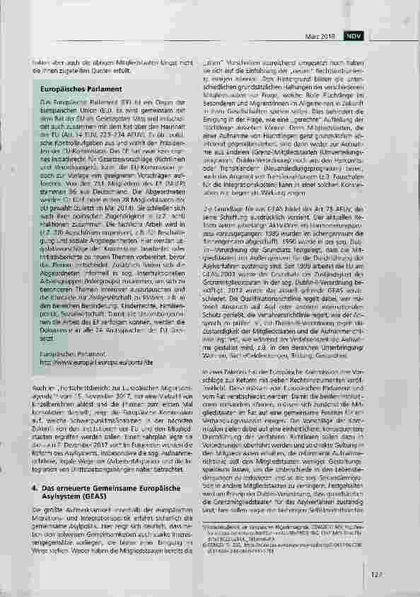 Vorschauseite 4: Migration und Integration die Strategie der Europäischen Union