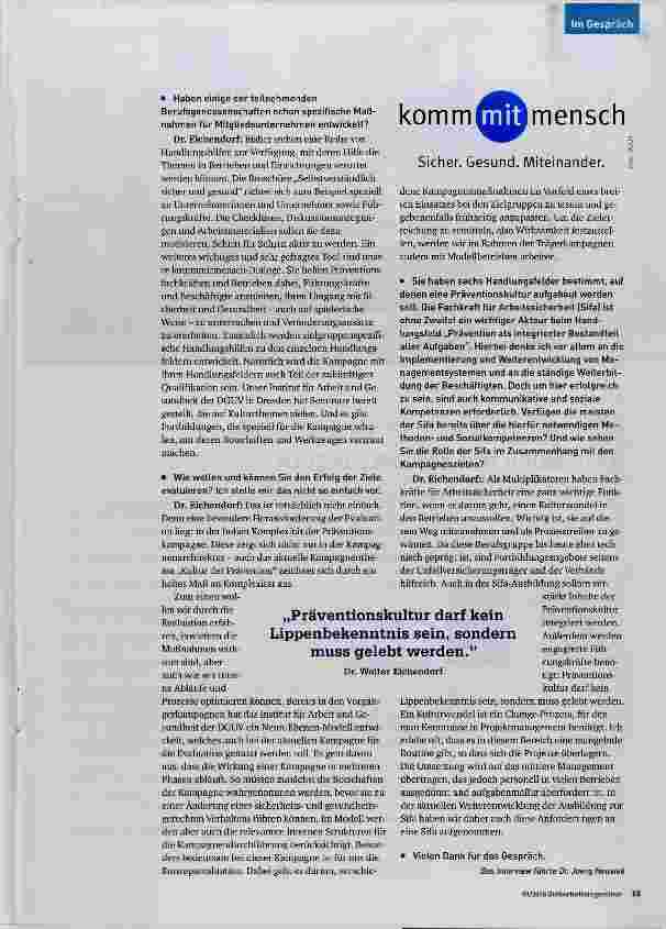 Vorschauseite 2: Mit den Sifa den Kulturwandel gestalten