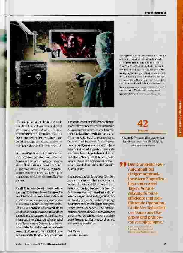 Vorschauseite 3: Hightech für die OP