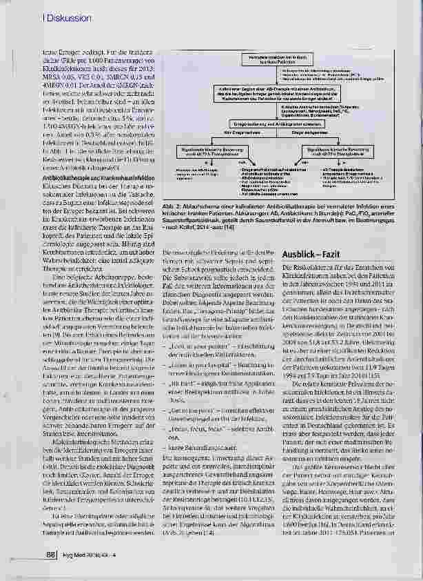 Vorschauseite 3: Infektionsverhütung in der Intensivpflege eine Herausforderung