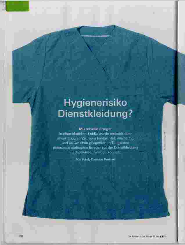 Vorschauseite 1: Hygienerisiko Dienstkleidung?