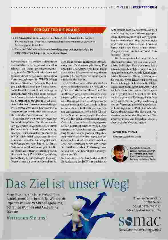 Vorschauseite 2: BGH: Keine Zahlungspflicht von Bewohnern nach Auszug