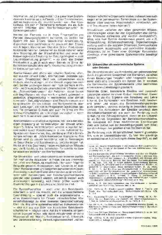 Vorschauseite 2: Organisationskonzepte der Betriebswirtschaftslehre unter Berücksichtigung ihrer Eignung für medizinische Einrichtungen der Universitäten